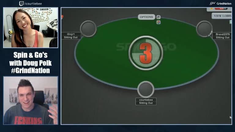 Video+Transcript: Spin & Go Strategy with Doug Polk & Courtney Gee