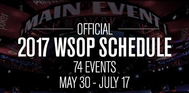 READ: Full 2017 WSOP Schedule Announced (WSOP.com - Jan 25, 2017)