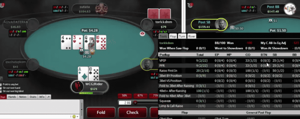 Fast action game poker