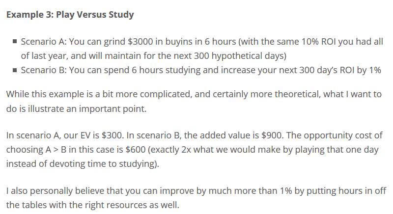 poker training studying benefits