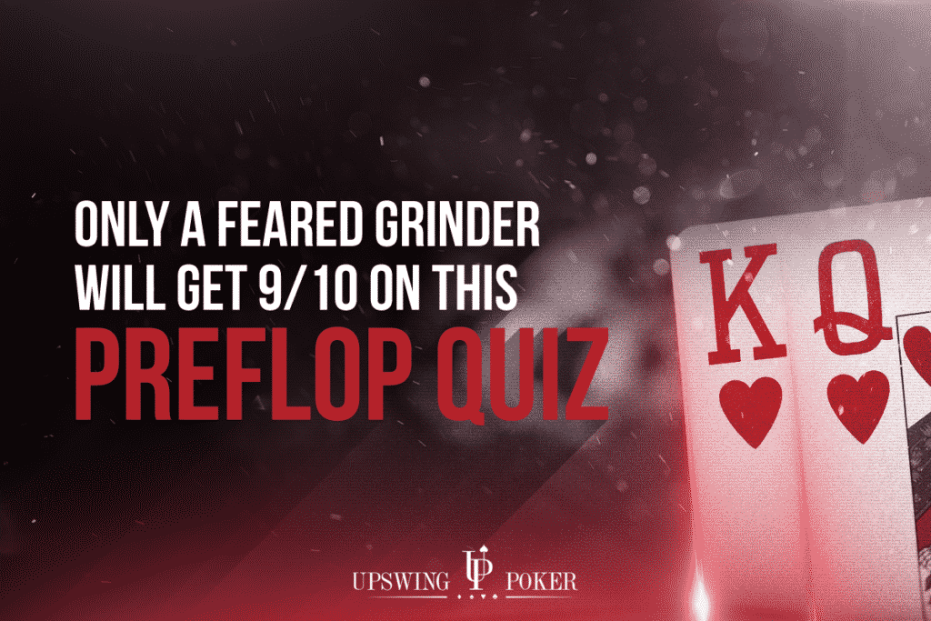 preflop strategy poker quiz