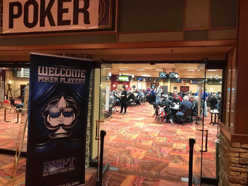 mid states poker tour mspt poker room meskwaki casino
