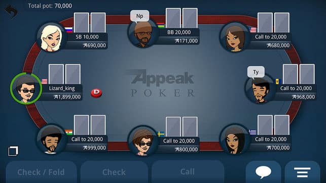 poker apps appeak poker