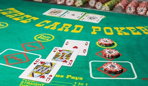 What is a straight flush in Three Card Poker?
