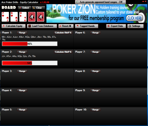 Calculated Risk Poker Best Poker Odds and Equity Calculators - Upswing Poker