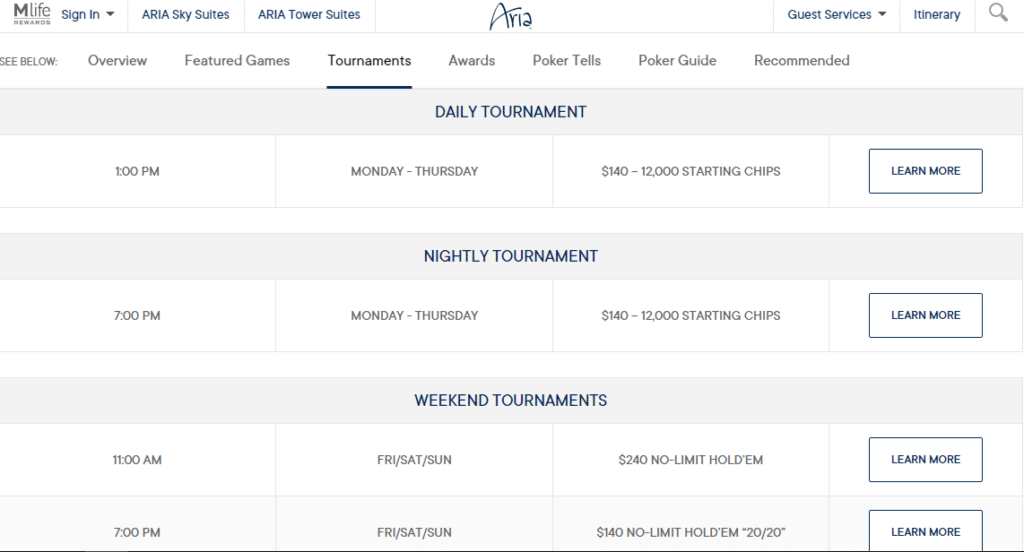 Holdem Tournaments Near Me