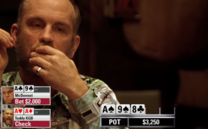 teddy kgb from rounders is bad at poker