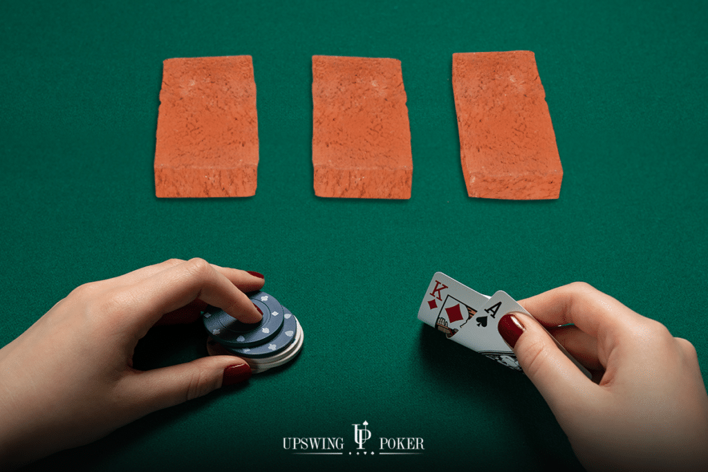 ace king on a brick flop