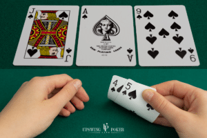 slow-play flopped flush 5-4 spades on A-J-9 all spades