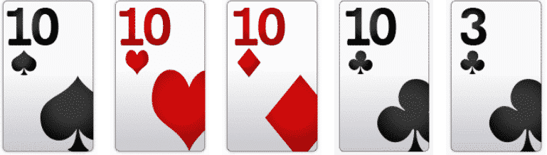 Poker Hand Rankings Four of a Kind
