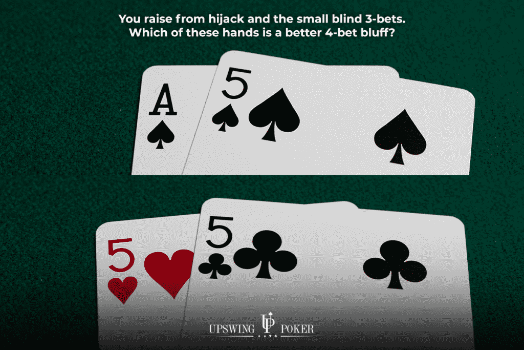 bluff hand selection quiz