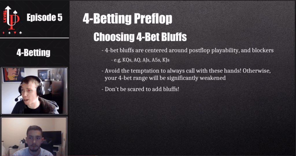 4-Betting Upswing Poker Level-Up #5 