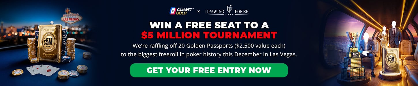 Win a Free Seat to a $5 Million Tournament