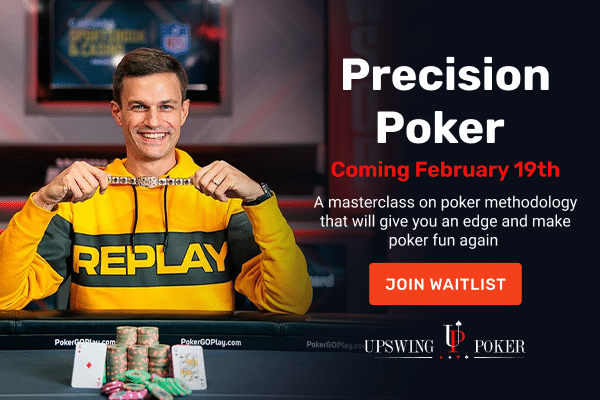 precision poker waitlist with up branding