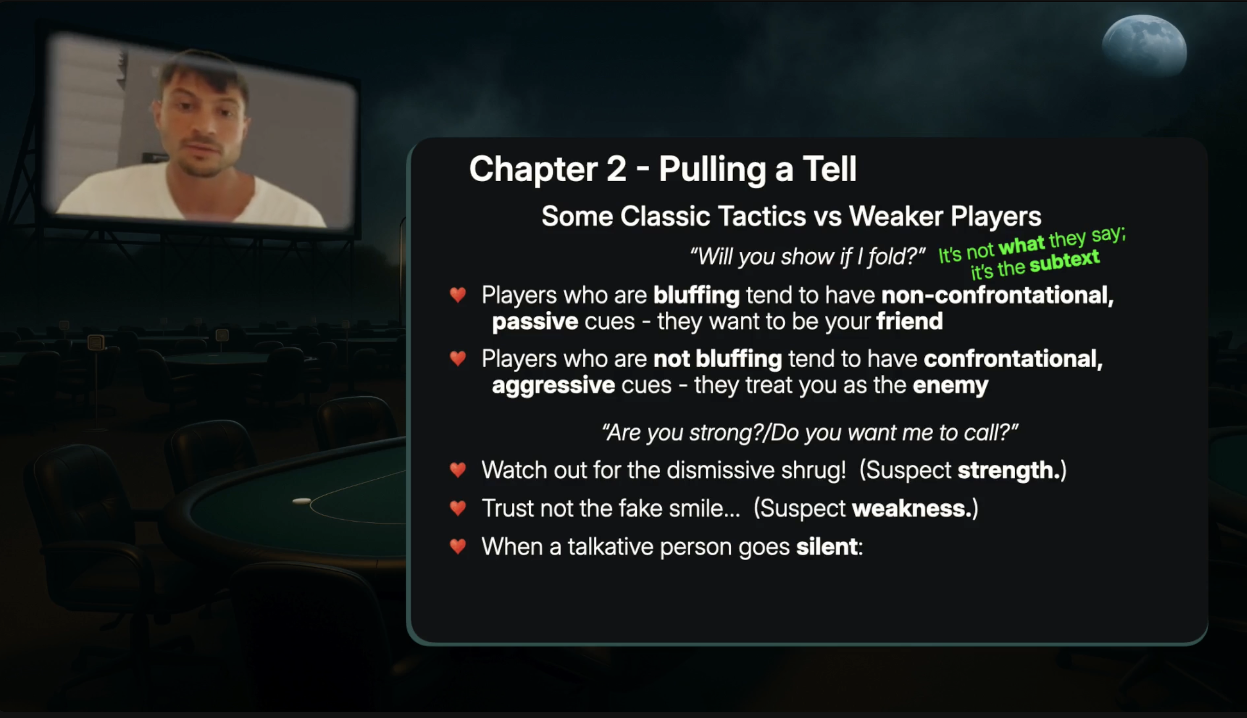 Lab 2.0 live poker tells lessonscreenshot