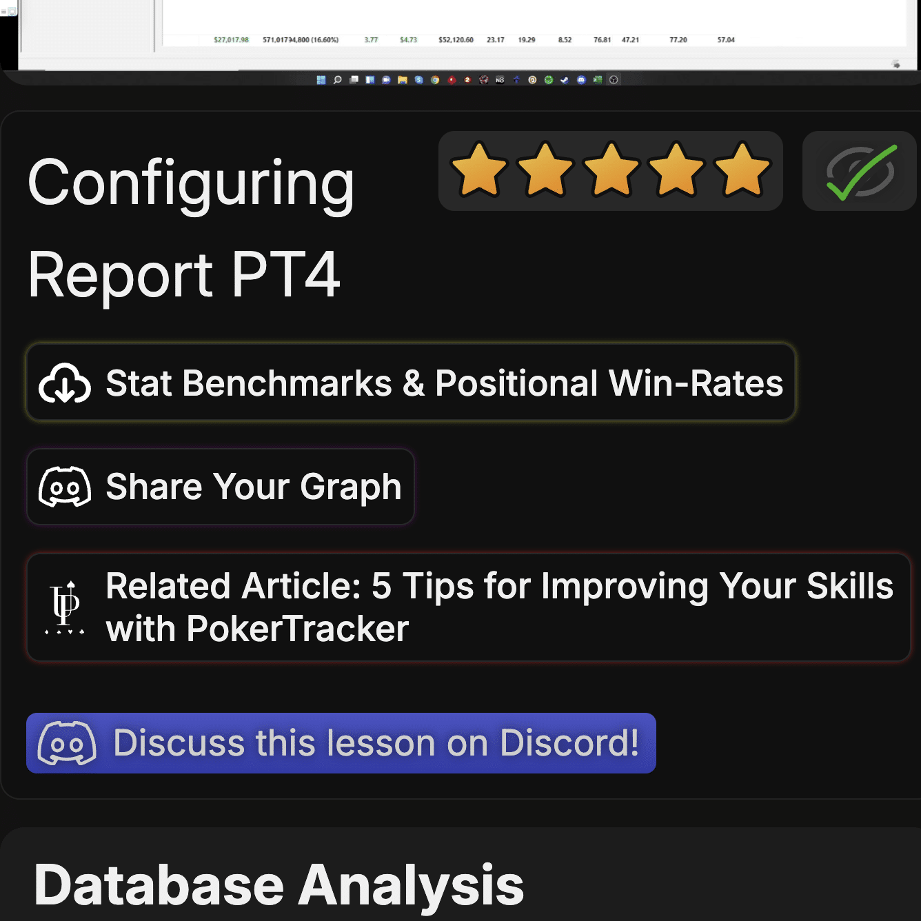 Upswing Lab 2.0 poker training resource icons shown zoomed in UI