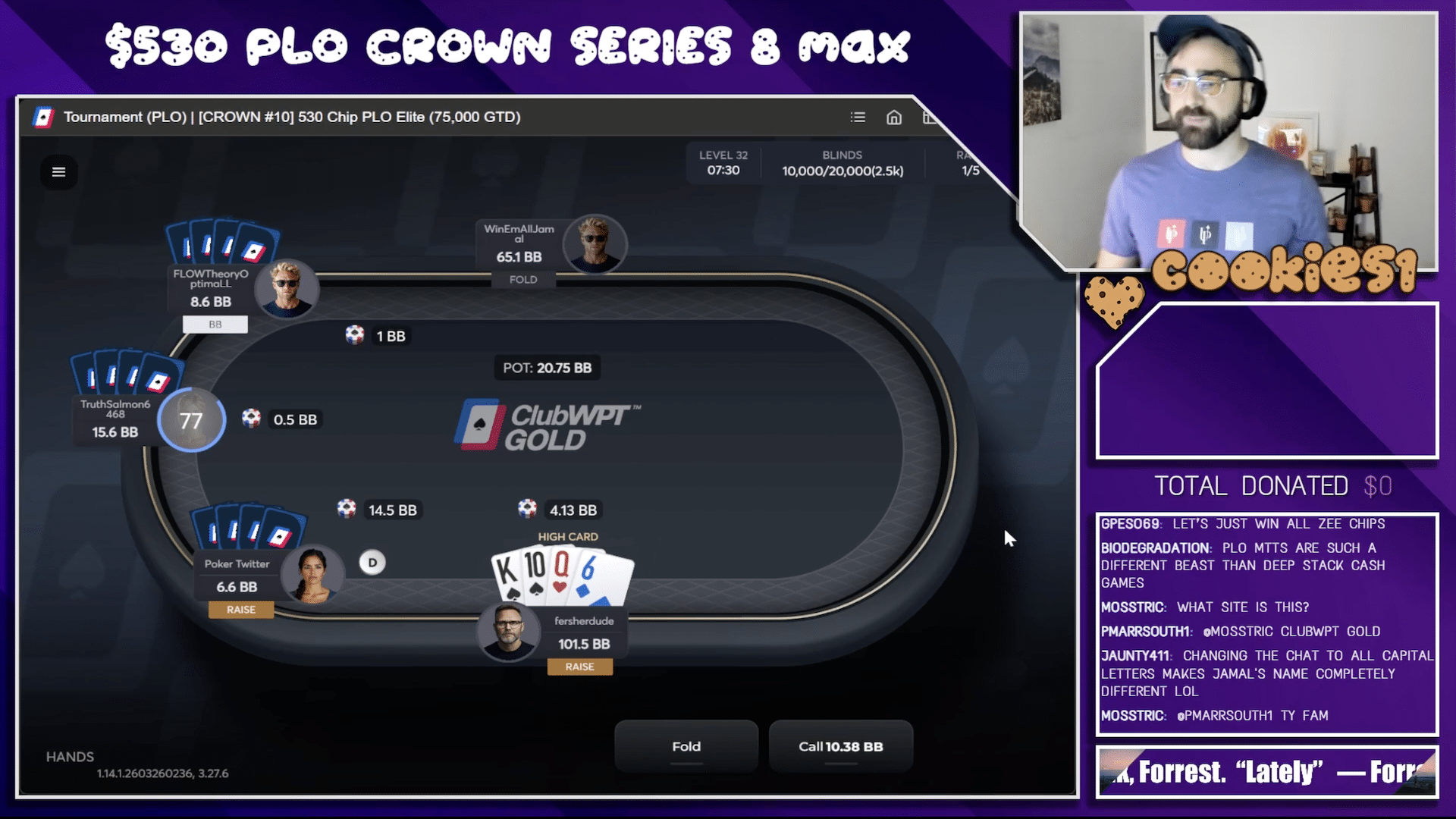 Dylan Weisman PLO deep run on GGPoker Gold