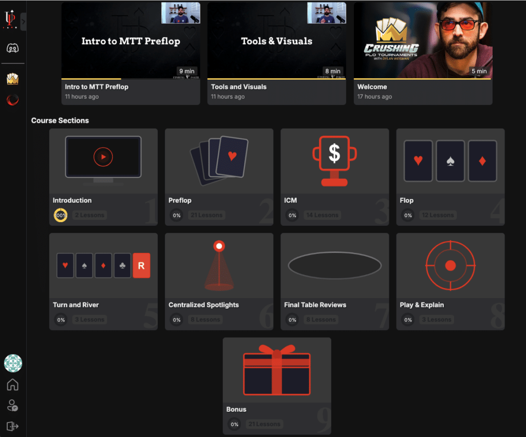 PLO Tournaments course section thumbs