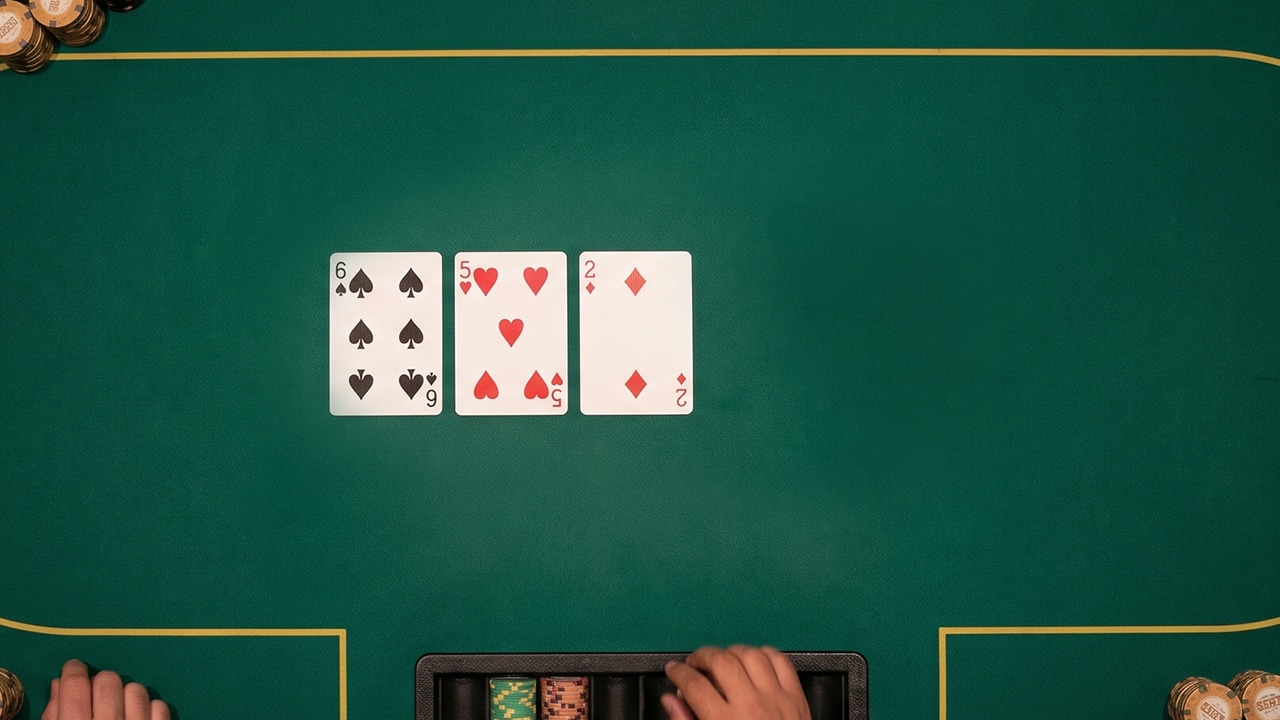 Flop on green felt — 6-5-2