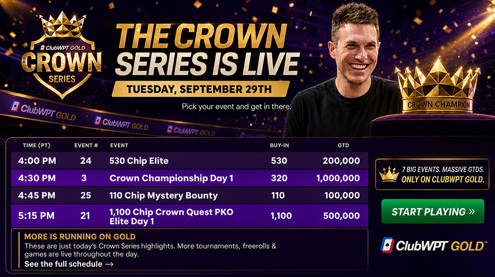 See what's happening on ClubWPT Gold